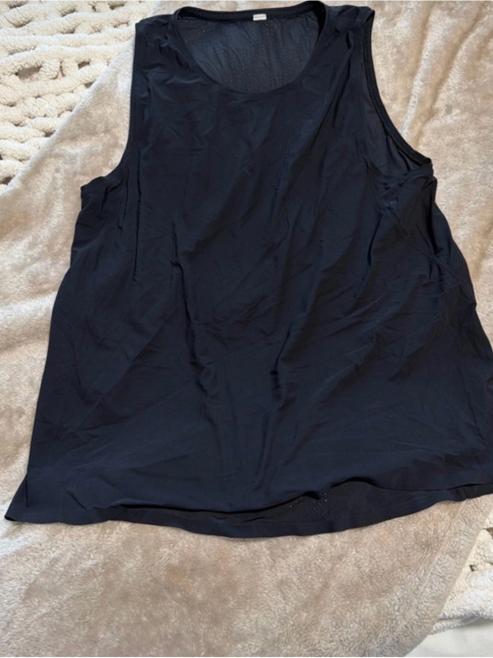 lululemon athletica Black Lightweight Scoop Neck Tank